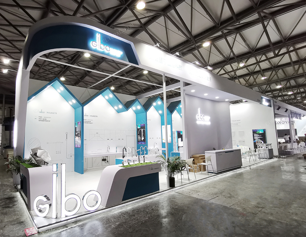 衛浴展示臺設計搭建現場圖