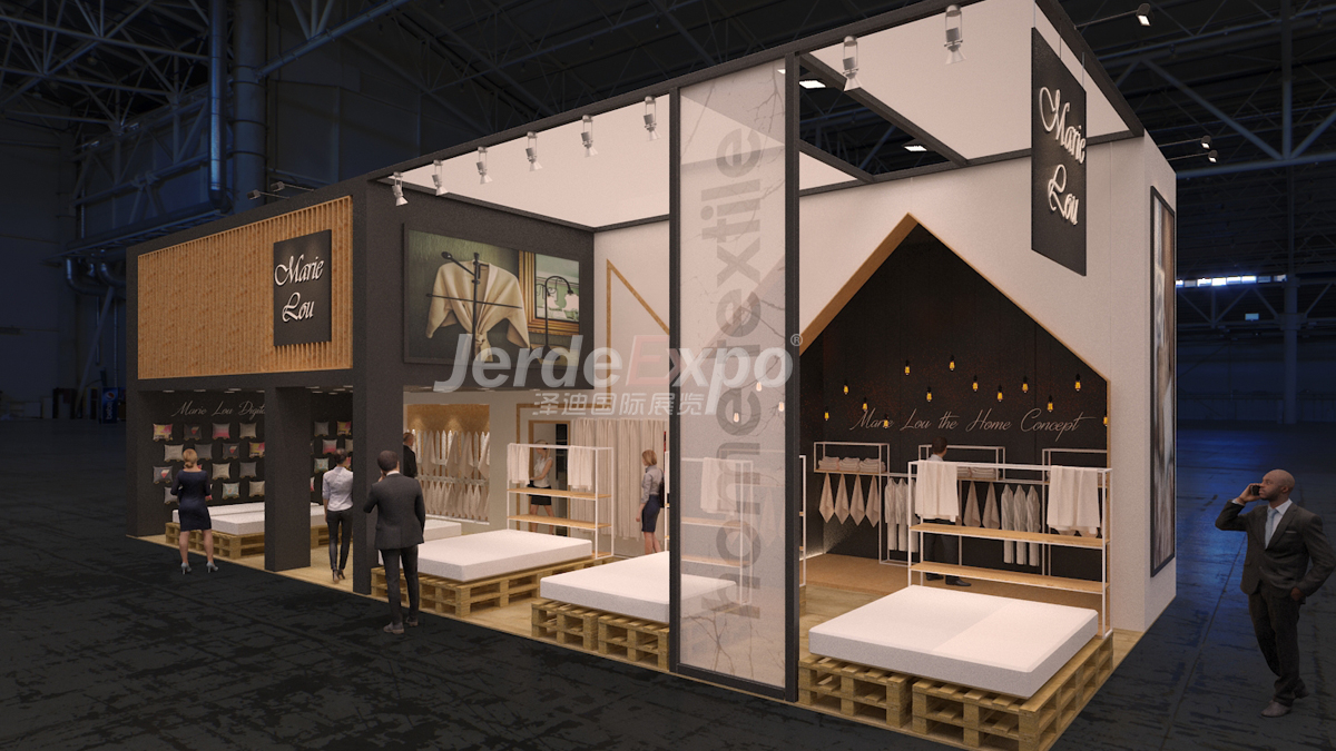 115㎡國外服裝展廳設計圖欣賞