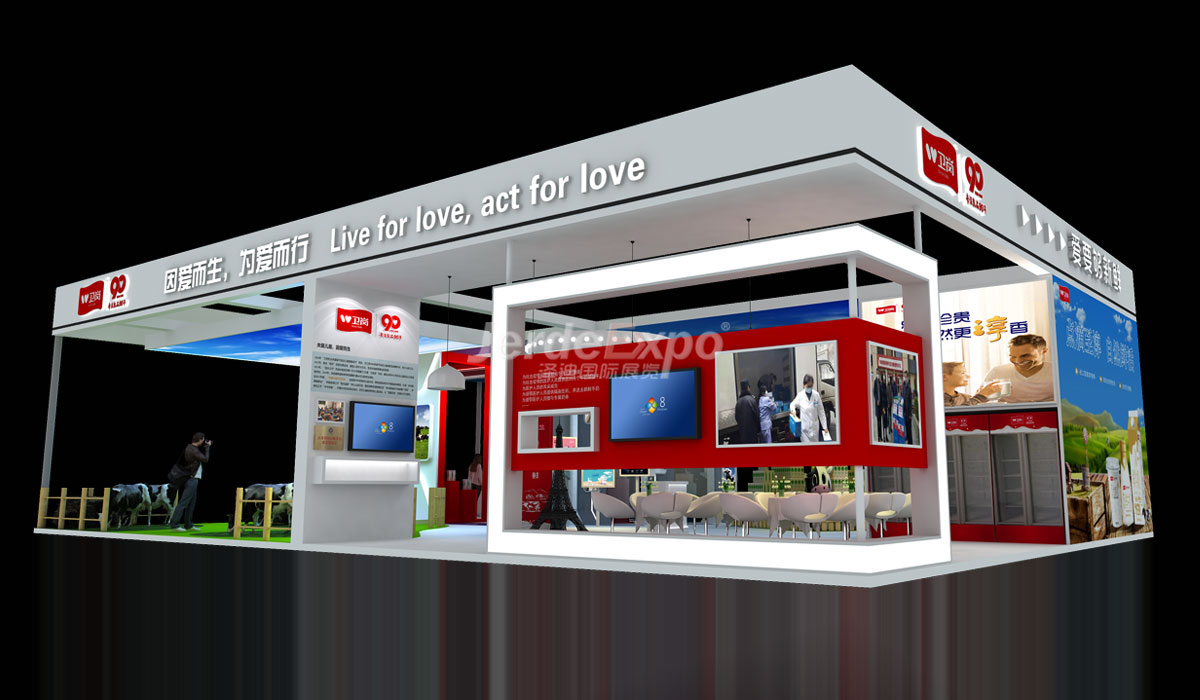 石家莊展會設計搭建效果圖