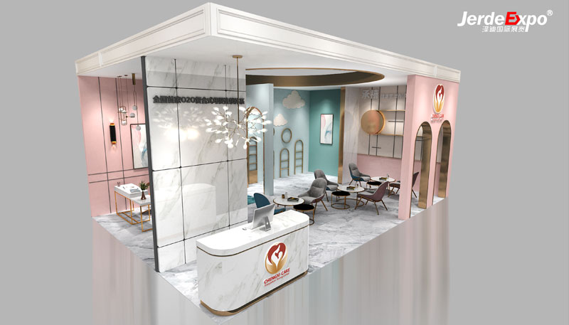 母嬰展臺設計效果圖 母嬰展臺設計效果圖