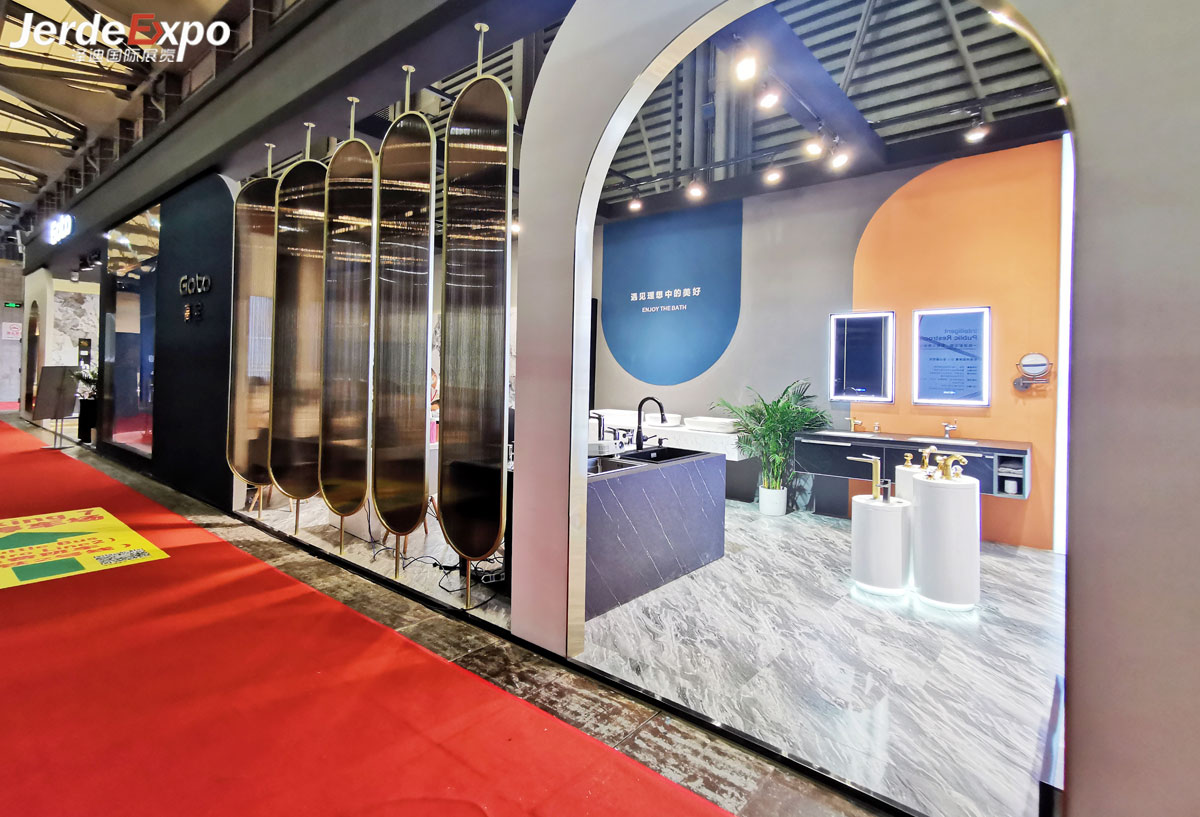 上海衛浴展臺布置案例