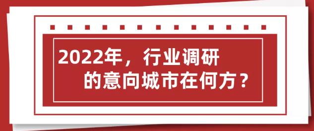 2022年 行業調研之意向城市在何方？上海展會搭建公司回答道！