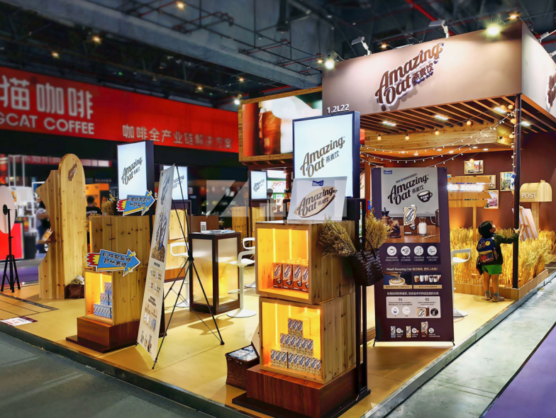 澤迪展覽展臺搭建公司攜手“每日乳業"亮相上海酒店餐飲展