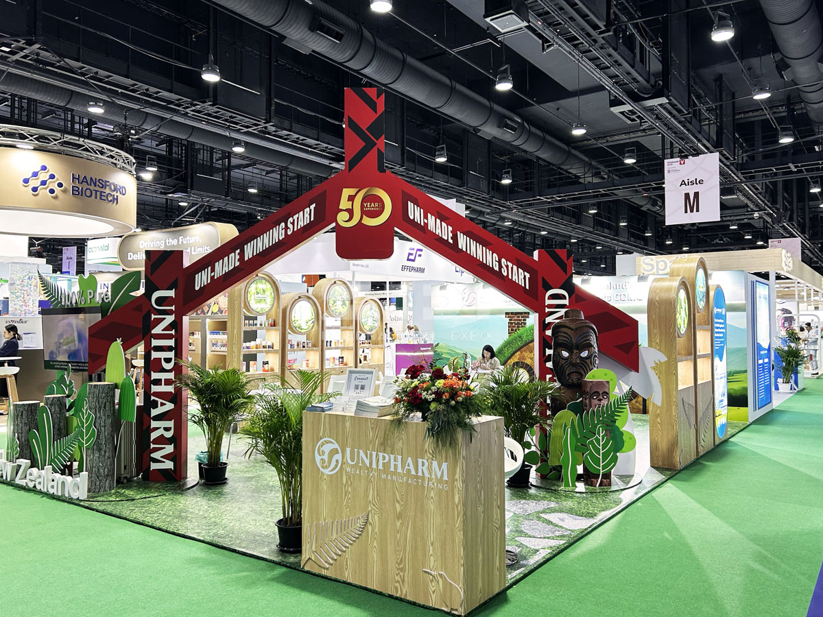 泰國健康展臺布置